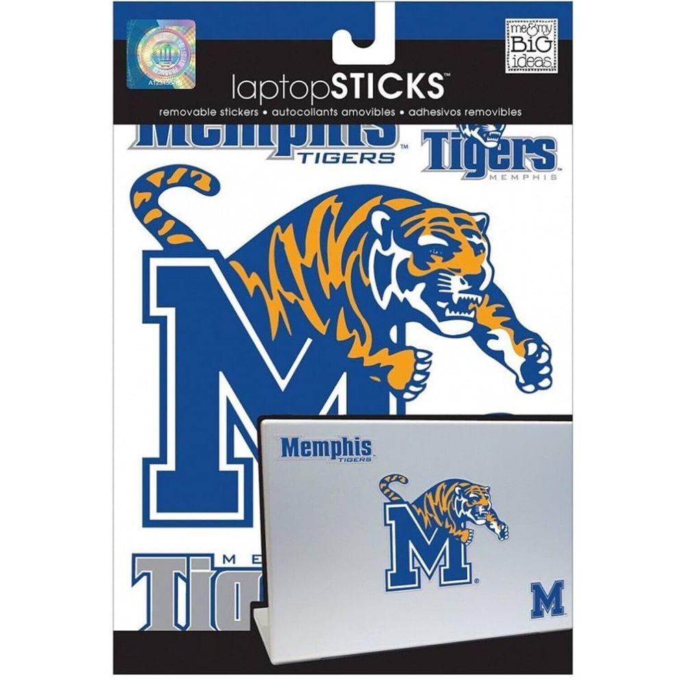 Me & My Big Ideas NCAA Me And My Big Ideas Laptop Stickers MEMPHIS TIGERS